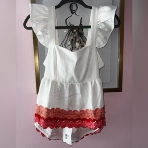 NWT white boutique top